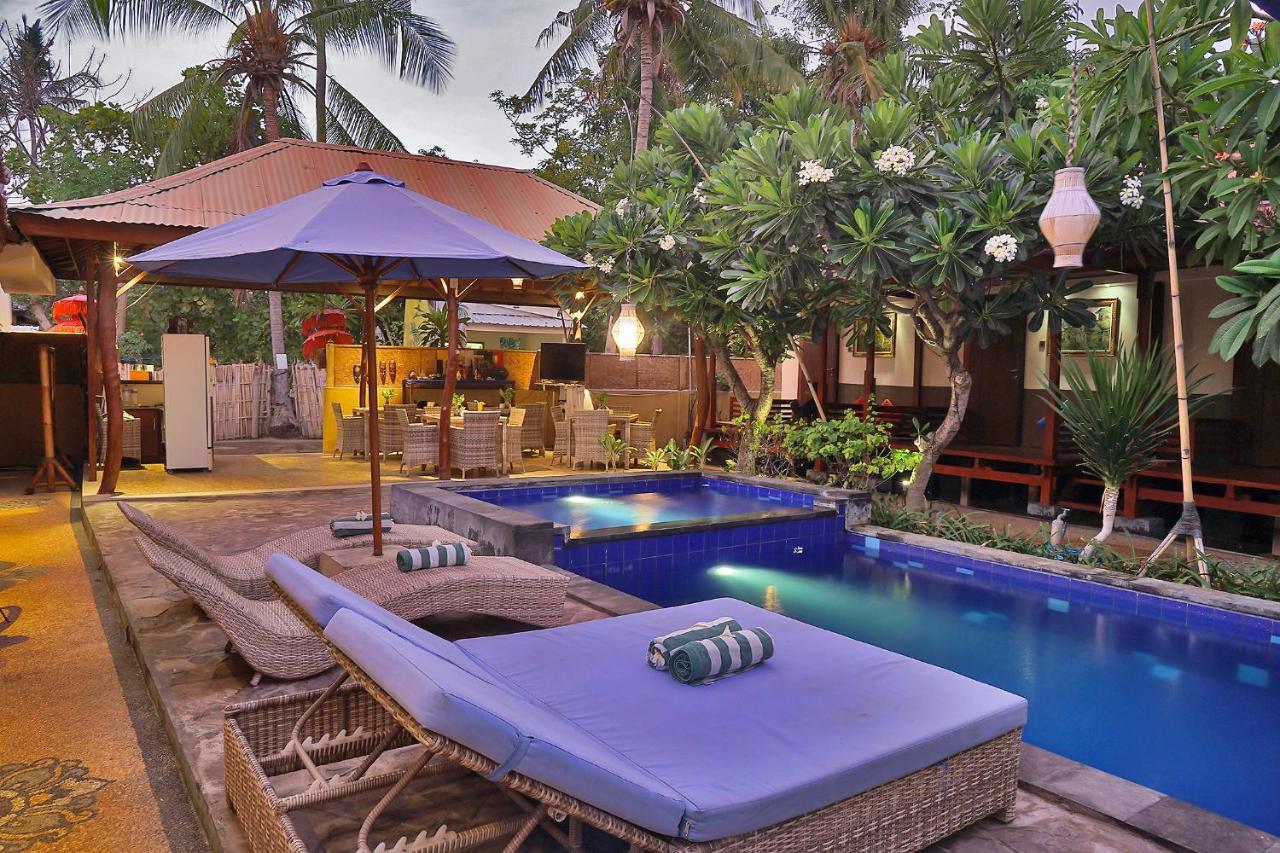 Sari Gili Bungalow Gili Air Buitenkant foto